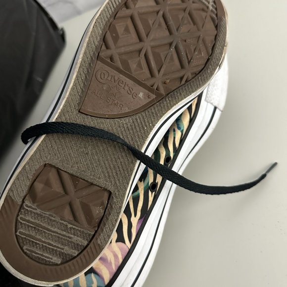 Converse Zebra Print High Tops - Picture 3 of 3